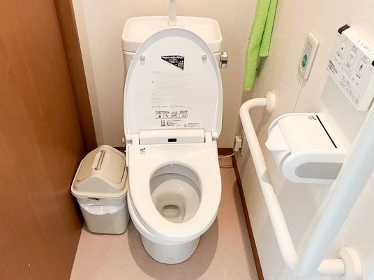 バリアフリー設計のトイレ