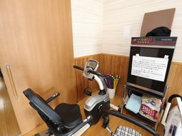 リハビリ用自転車の機能訓練室