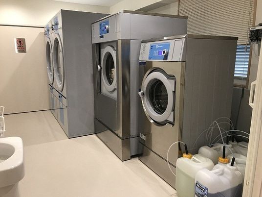 設備整ったランドリースペース