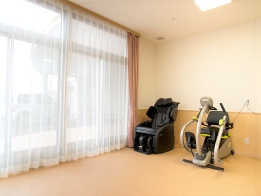 リラックス設備のある部屋