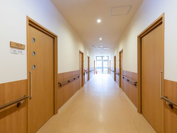 清潔な廊下の風景