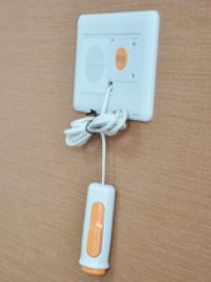 壁に設置されたナースコール
