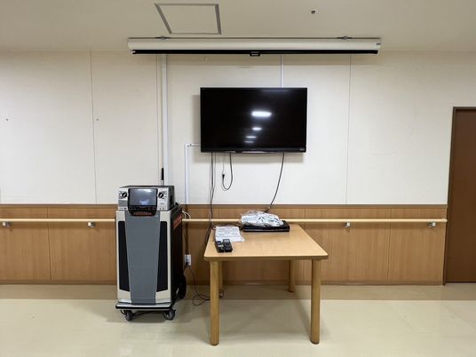 居室のテレビコーナー