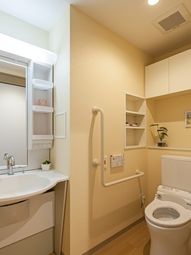 清潔な洗面所の景観