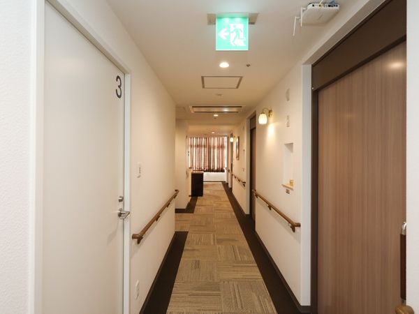 清潔感のある廊下