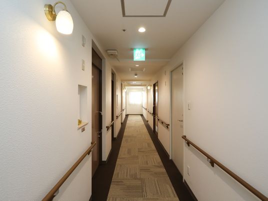 清潔感のある廊下