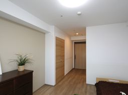 清潔感のある居室の一角