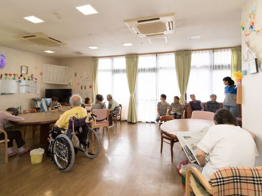 共有スペースでの憩い