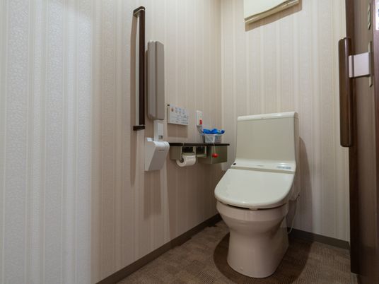 清潔なトイレスペース