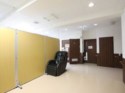 清潔なロビーの一角