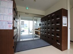 エントランスと靴箱の光景