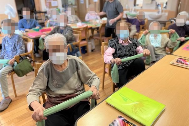 機能訓練を行う利用者