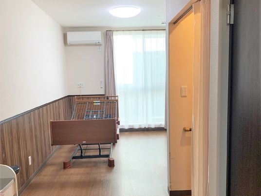 綺麗な居室の一角