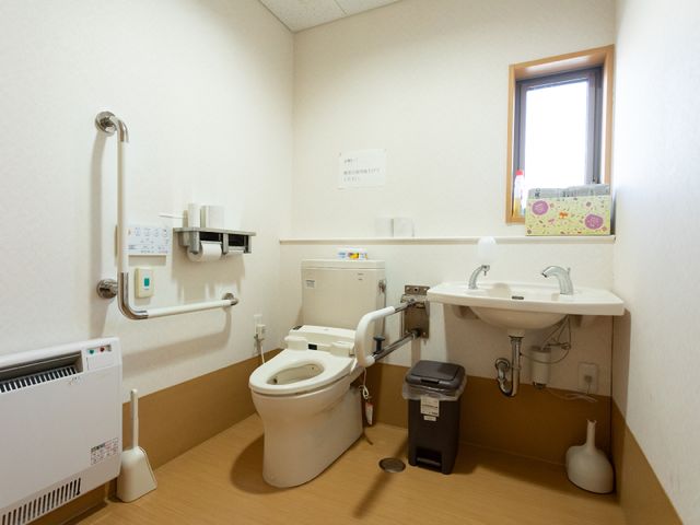 清潔なトイレ設備