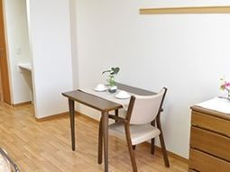 清潔な居室の一角