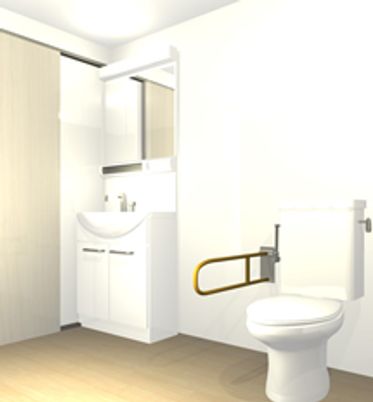 清潔なトイレ空間