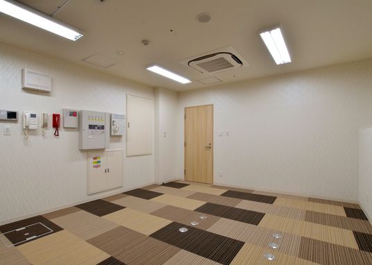 広々とした訓練室