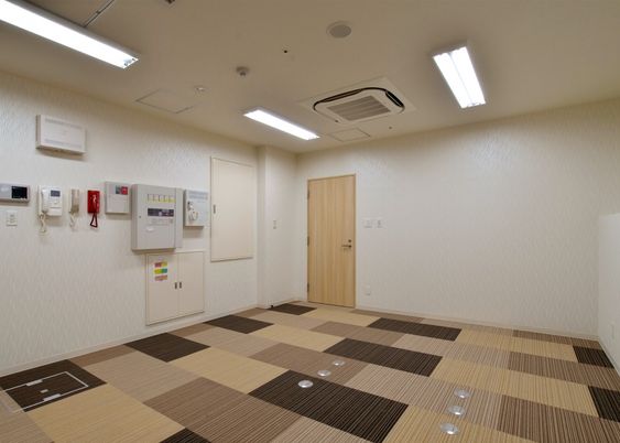 広々とした訓練室