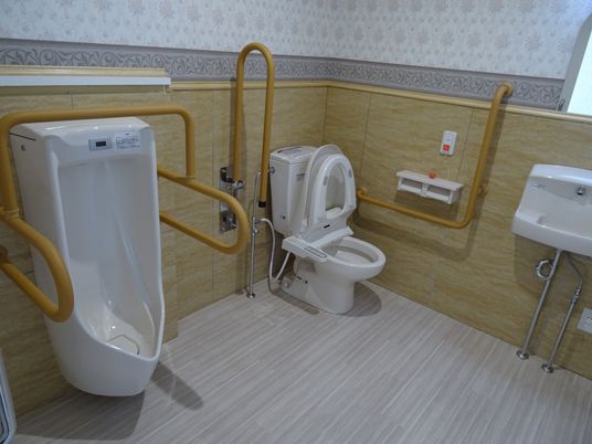 安全設備の整ったトイレ