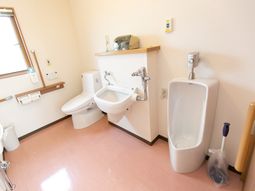 清潔なトイレ一角