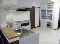 清潔なキッチンスペース