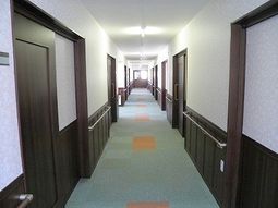 廊下の見通し良好