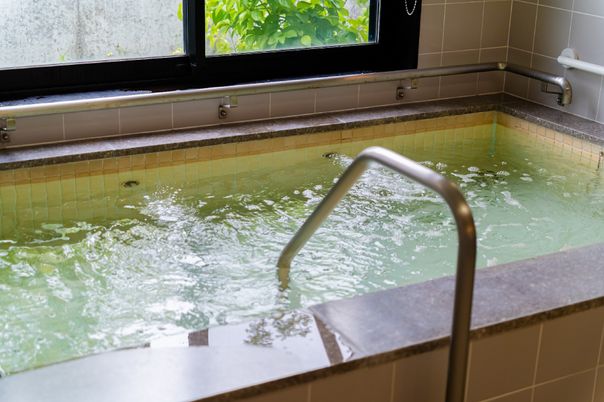 快適な浴室の一角