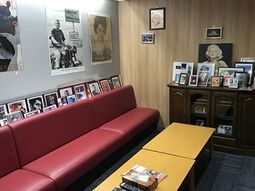 レトロな雰囲気の休憩室