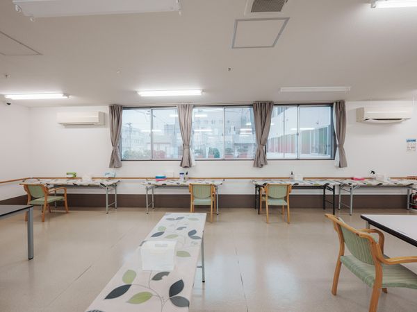 市街地が見える部屋