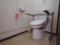 安全設計のトイレ