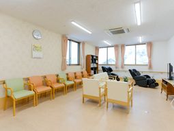 明るい共有スペース