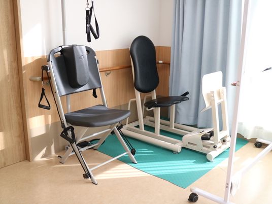 機能訓練器具のある部屋