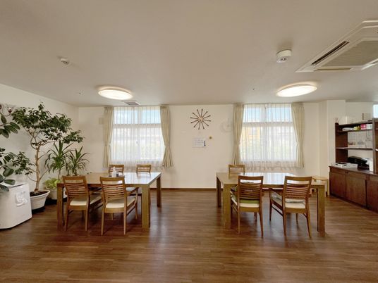 広々とした食堂