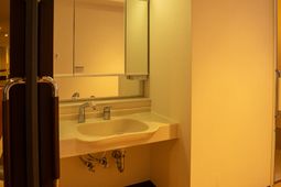 清潔な洗面台の配置