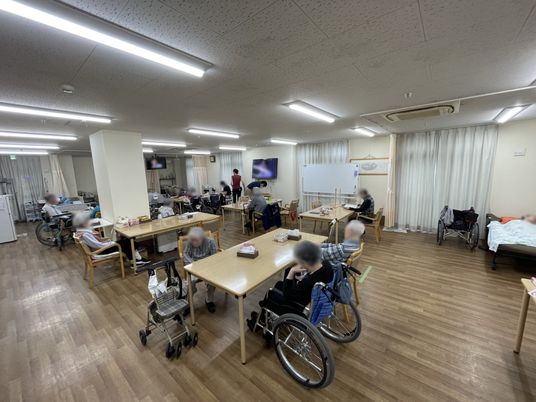 共有スペースの日常風景