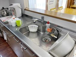 キッチンの清潔な様子