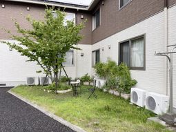 緑豊かな中庭