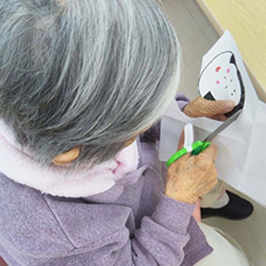 手芸を行う居室