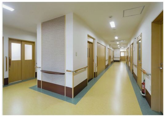 安全に配慮された廊下