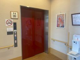 安全対策が施された廊下