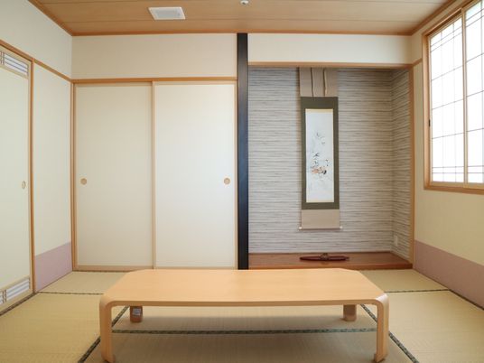清潔な和室の居室