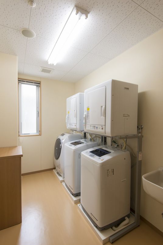 洗濯設備の部屋