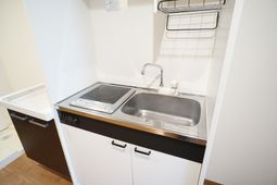 清潔なキッチン一角