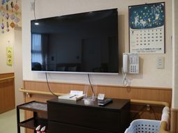 和やかな休憩室の一角