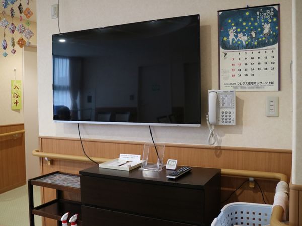 和やかな休憩室の一角