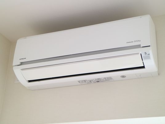 壁掛けエアコンのアップ