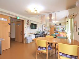 明るい共有スペース