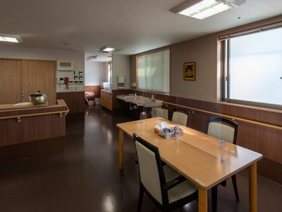 明るい空間のダイニング