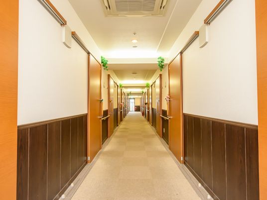 清潔感のある廊下