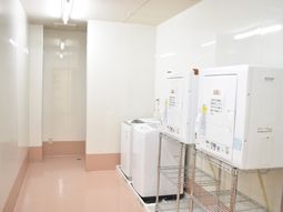 清潔な洗濯室